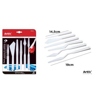 Espátulas para Pintar de Plástico