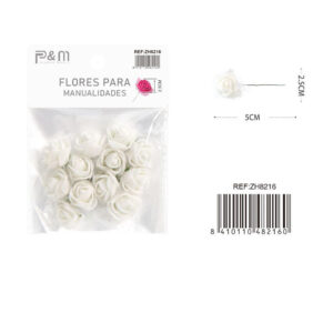 Flor De Papel Blanco