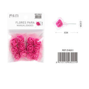 Flor De Papel Fucsia