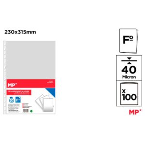 Fundas Transparente 40 Micras 100uds