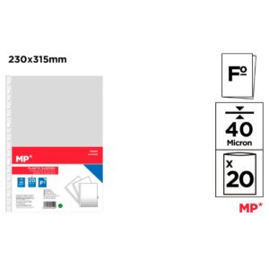 Fundas Transparentes 40 Micras 20uds