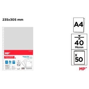 Fundas Transparente 40 Micras 50uds