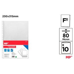Fundas Transparente 80 Micras 10uds