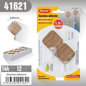 Gancho Adhesivo de Madera de Alta Resistencia
