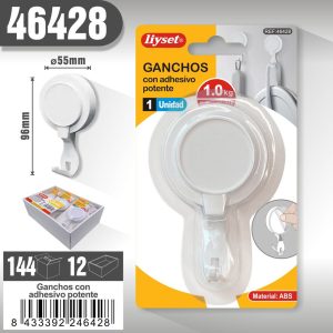 Ganchos Con Ventosa Pequeño