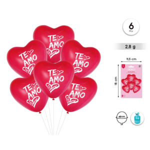 Globo Latex Corazon “Te Amo”