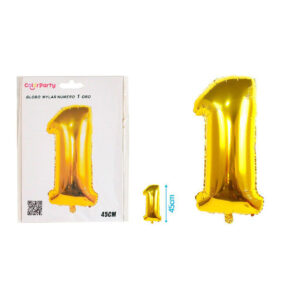Globo Mylar Amarillo 45cm