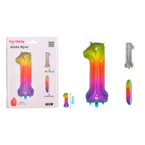 Globo Mylar Arcoíris 86cm