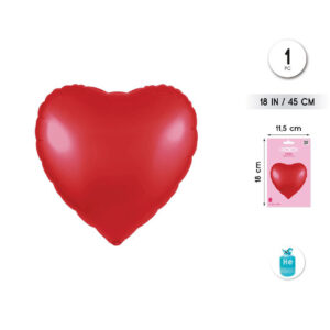 Globo De Corazon Rojo