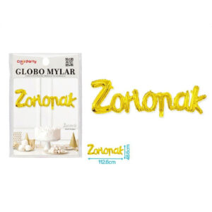 Globo Zorionak Amarillo