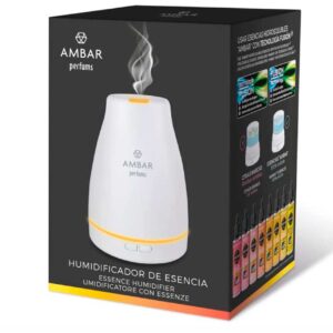 Ambar Perfums Humidificador de Esencia Difusor de Aroma Transparente