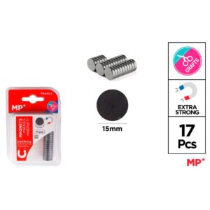 Imán 15mm 17pcs