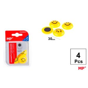 Imán con Cara Sonrisa 4pcs