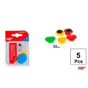 Imán Corazones Colores 5pcs