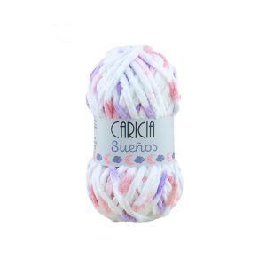 Lana Ovillo Caricia Sueños chenille 75gr colores tendencia