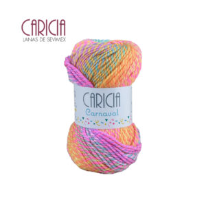 Lana Caricia Carnaval 75g variedad de colores
