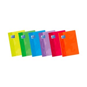 Libreta grapada de tapa blanda A5+ pauta Oxford colores surtidos