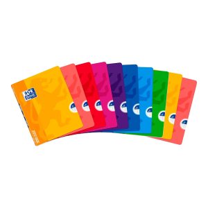 Libreta Open Flex con tapa de plástico flexible cuadricula A5+ Oxford colores surtidos