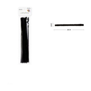 Limpiapipa Negro 6mmx30cm