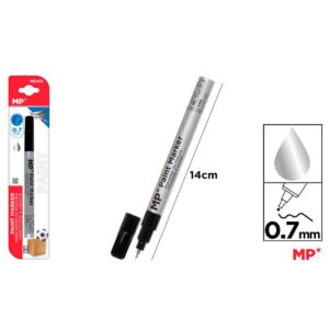 Marcador de Pintura Fino Plata