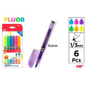 Marcador Fluorescente 6uds Pack Ahorro