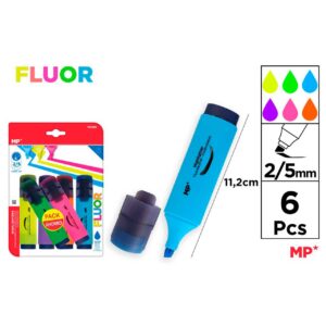 Marcadores Fluorescente 6uds Pack Ahorro