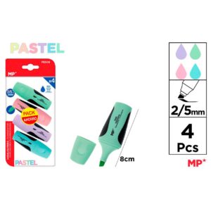 Marcadores Pastel Mini 4uds
