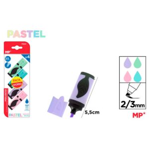 Marcador Mini Pastel 4uds