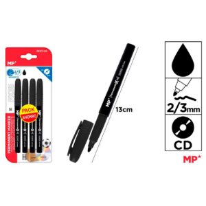 Marcador Permanente 4uds Pack Ahorro