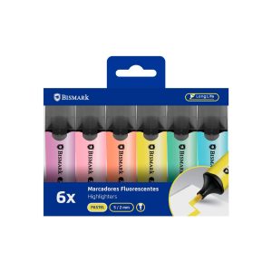 Marcadores fluorescente neon pack 6 Bismark