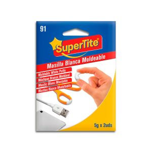 Masilla blanca moldeable 5g X 2uds Supertite