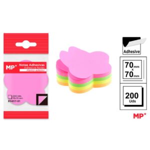 Notas Adhesivas 70 x 70mm 200 Hojas Flor