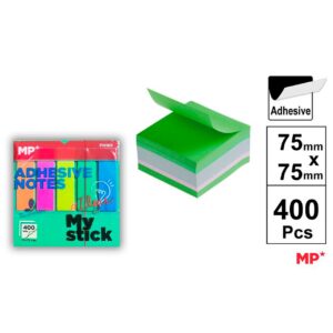 Notas Adhesivas 75 x 75mm 400 Hojas