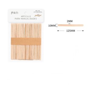 Palos de Madera 125x10x2mm
