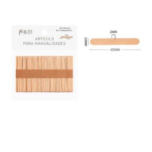 Palos de Madera 65x10x2mm