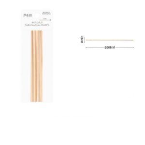 Palos de Madera 6x300mm