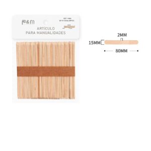 Palos de Madera 80x15x2mm