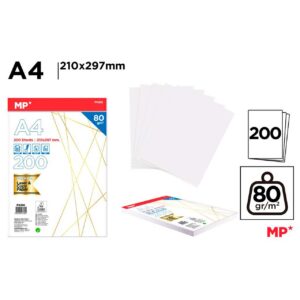 Papel A4 200 Hojas 80gr