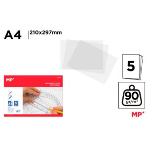 Papel Vegetal A4 5 Hojas
