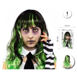 Peluca de Bruja Verde