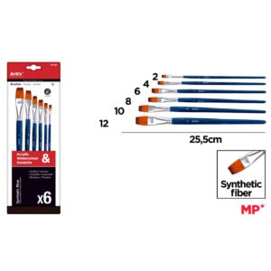 Pincel Profesional 6uds