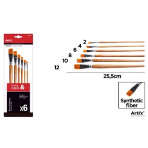 Pincel Profesional 6uds