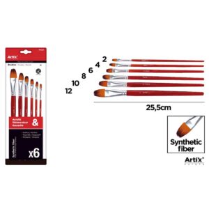Pincel Profesional 6uds
