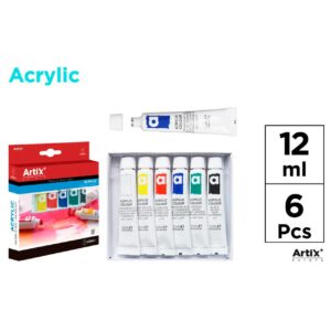 Pintura Acrílica 6 Tubos