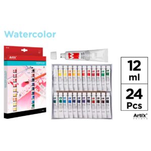 Pintura Acuarela 24 Tubos