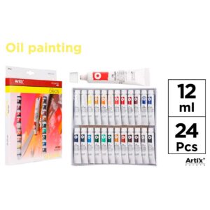 Pintura Oleo 24 Tubos