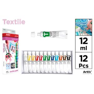 Pintura Textil 12 Tubos