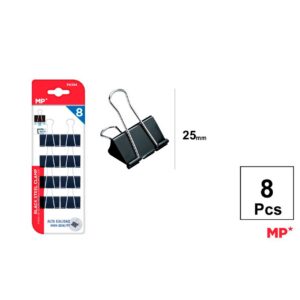 Pinza de Acero Negro 25mm 8pcs