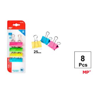 Pinza de Acero Color 25mm 8pcs
