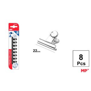 Pinza Acero Cromado 22mm 8pcs